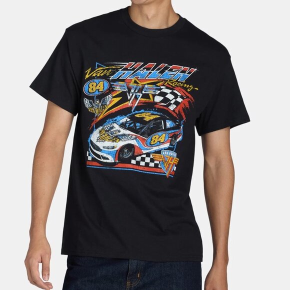Van Halen Men's Size Large Racing Graphic Band Short Sleeves Tee New - Picture 13 of 13